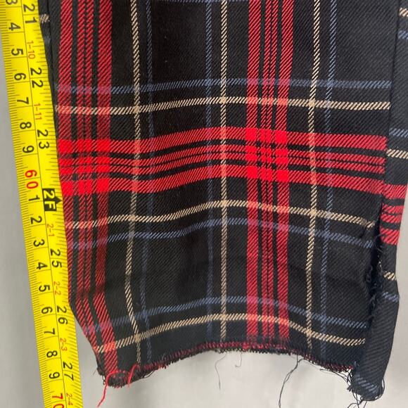 Zara TRF Collection Plaid Pants *Dimensions in Picture* Elastic Waist - Picture 6 of 7